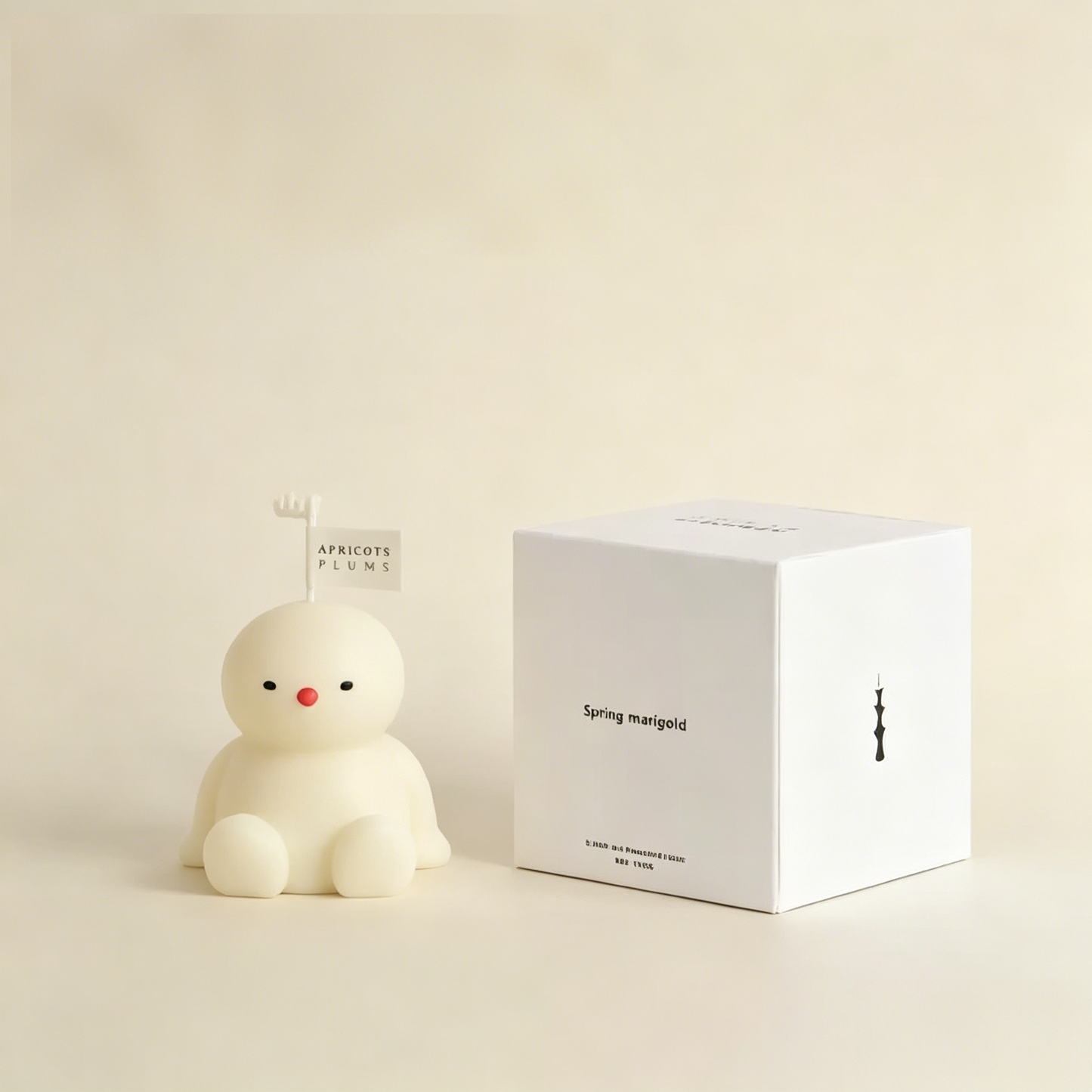 Cute Christmas Snowman Shaped Scented Candle