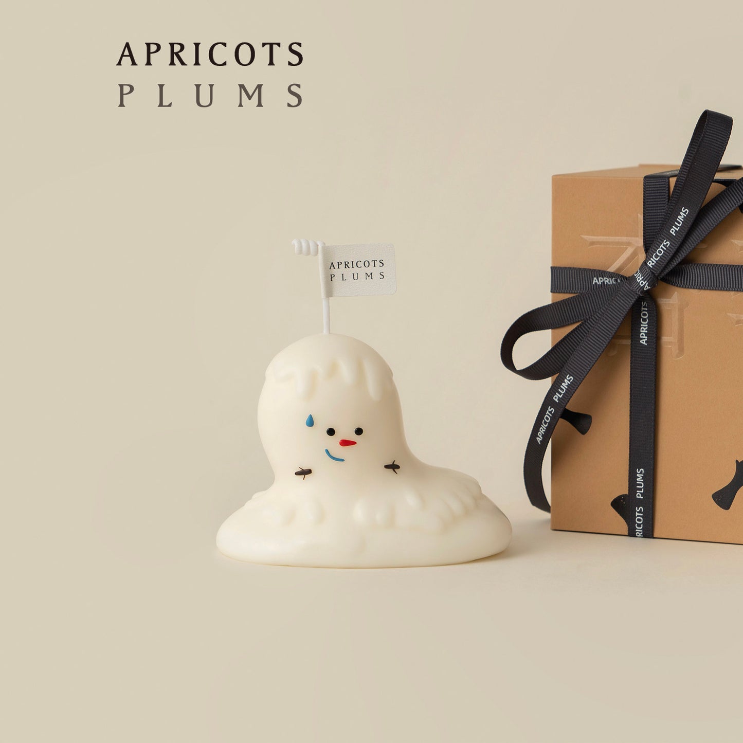 Cute Snowman Shaped Handmade Scented Candle
