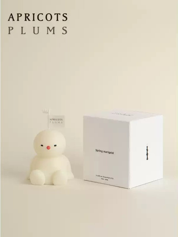 Cute Christmas Snowman Shaped Scented Candle