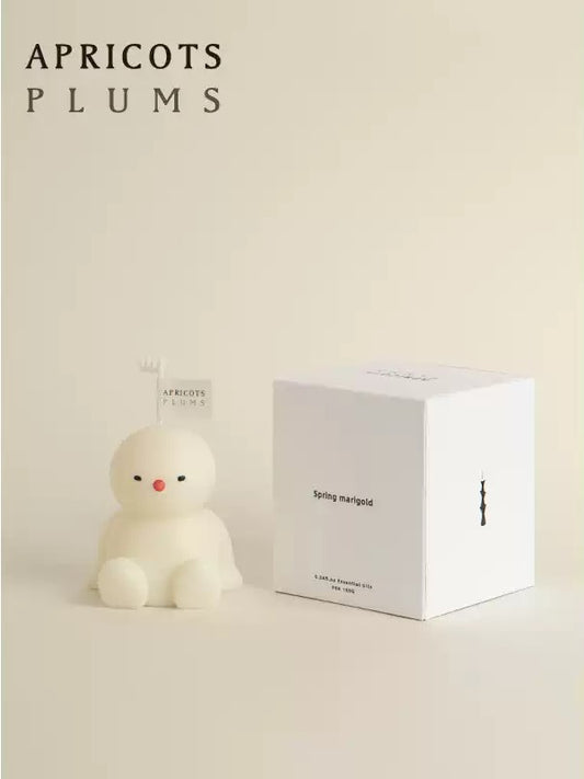 Cute Christmas Snowman Shaped Scented Candle