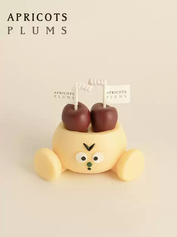 Cute Cherry Bowl Shaped Scented Candle