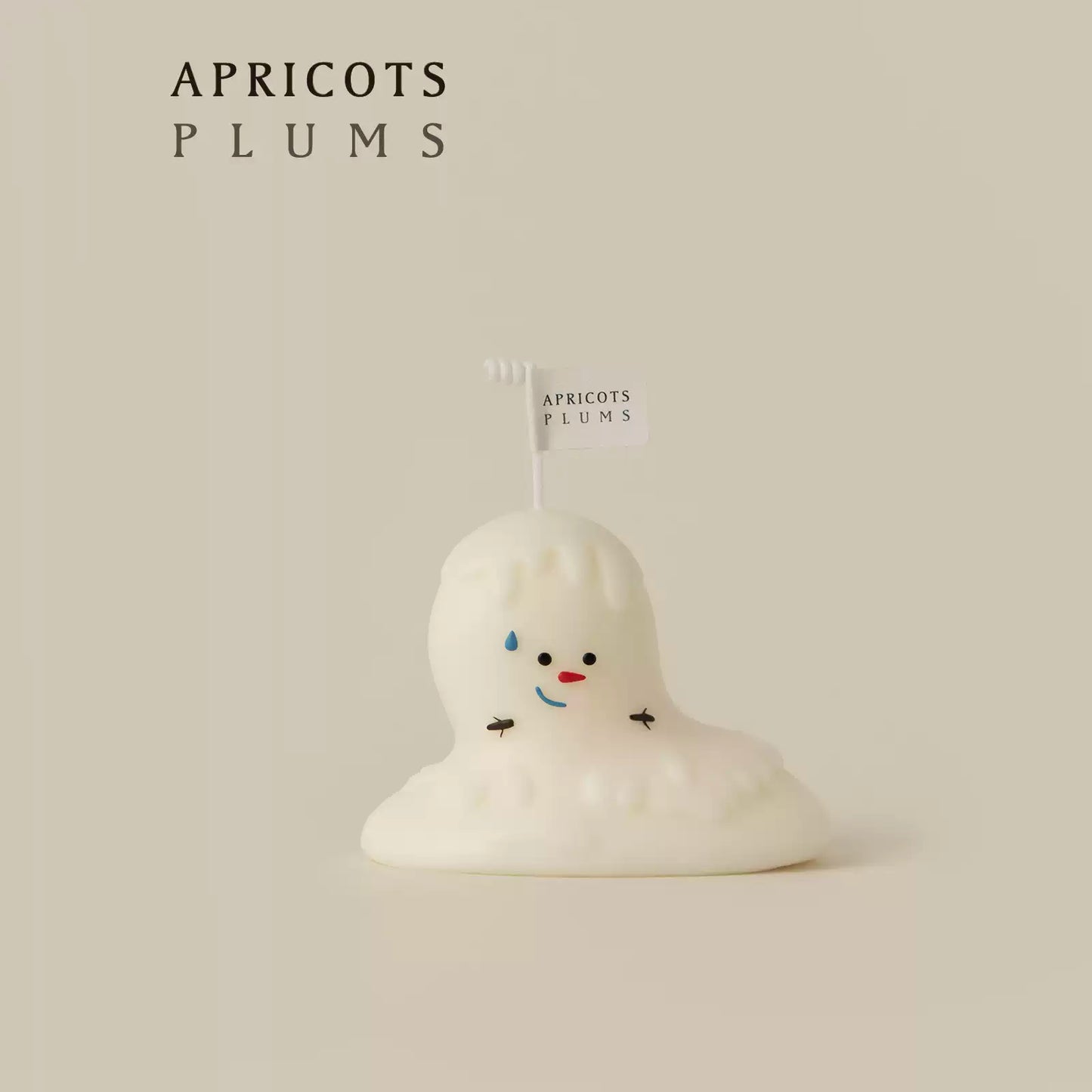 Cute Snowman Shaped Handmade Scented Candle